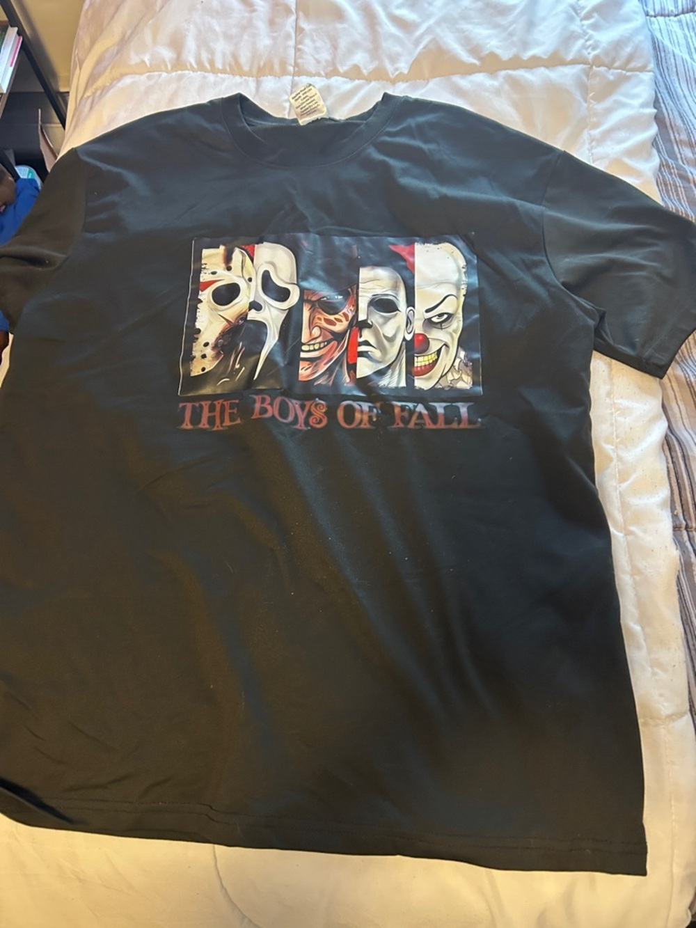 The Boys of Fall Black Graphic Men’s T-Shirt